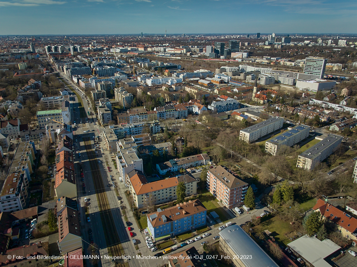 20.02.2023 - Copterfotos und Luftbilder von Berg am Laim